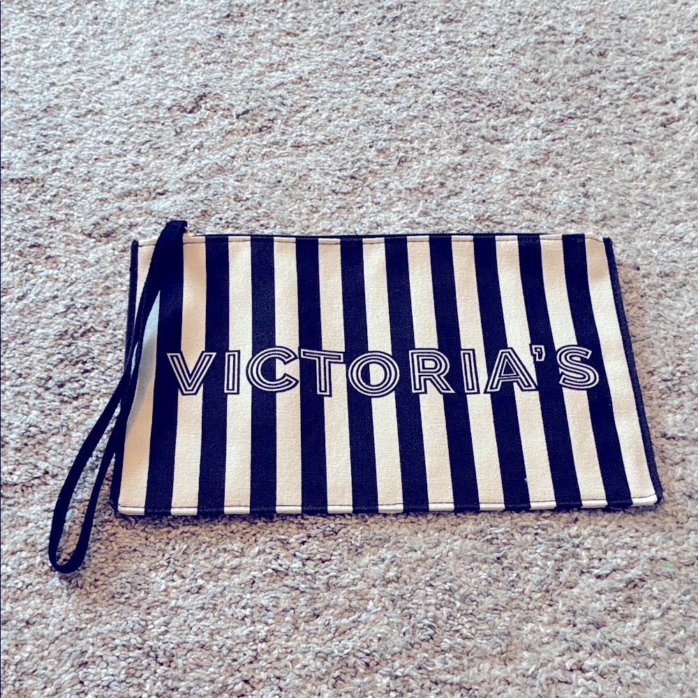 Victoria Secret Black and White Toiletry Bag